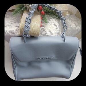 Valentino Slate Blue Shoulder Bag